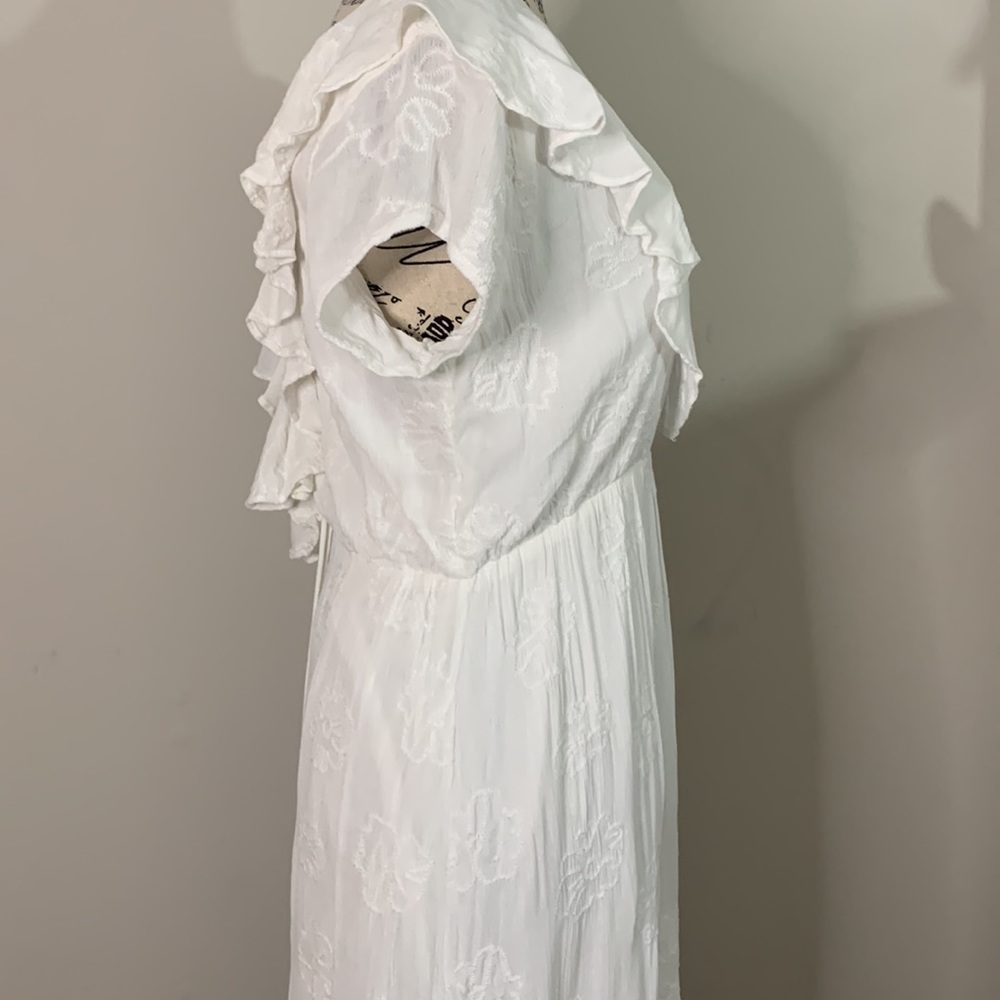 Tropical Morning Maxi Dress AMUSE SOCIETY Color: Casa Blanca Size: S NWOT - Picture 8 of 11